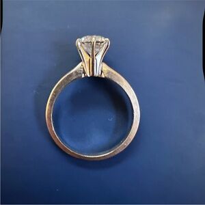 Vintage 14k White Gold Ring